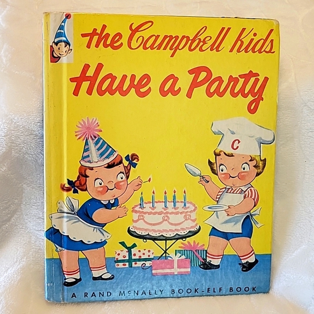 Vintage 1954 The Campbell Kids Have a Party Book